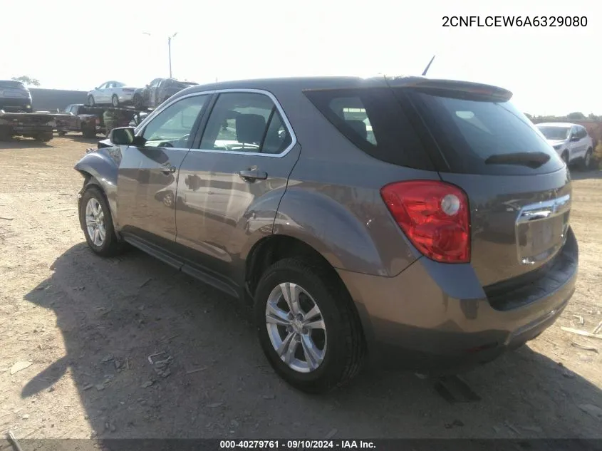 2CNFLCEW6A6329080 2010 Chevrolet Equinox Ls