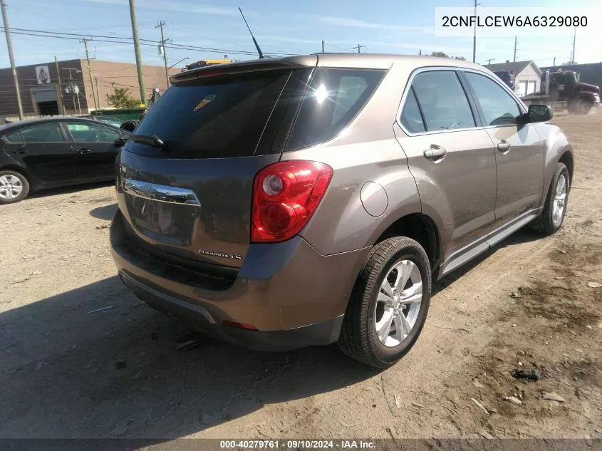 2CNFLCEW6A6329080 2010 Chevrolet Equinox Ls