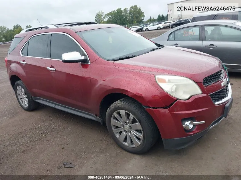 2010 Chevrolet Equinox Ltz VIN: 2CNALFEW3A6246475 Lot: 40281464