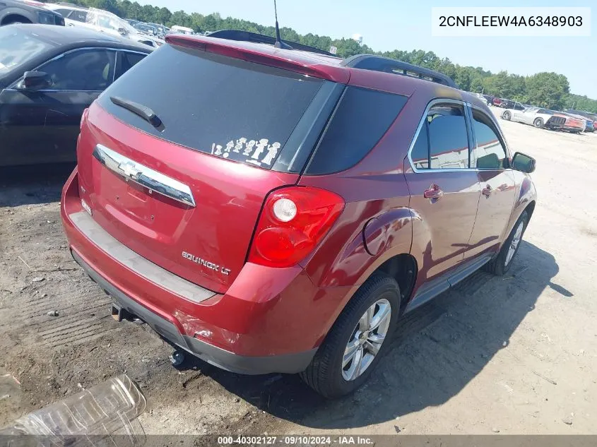 2010 Chevrolet Equinox Lt VIN: 2CNFLEEW4A6348903 Lot: 40302127