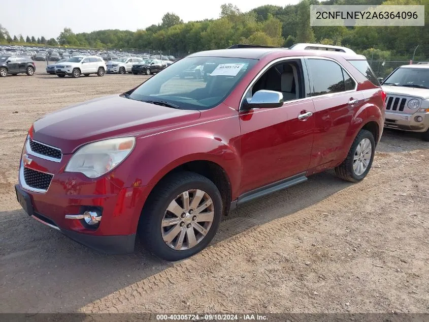 2010 Chevrolet Equinox Lt VIN: 2CNFLNEY2A6364096 Lot: 40305724