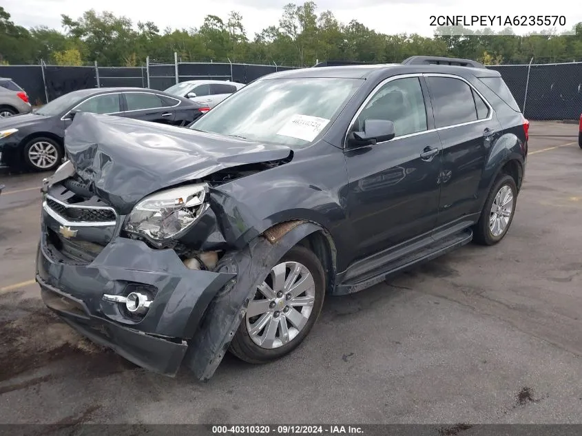 2010 Chevrolet Equinox Lt VIN: 2CNFLPEY1A6235570 Lot: 40310320