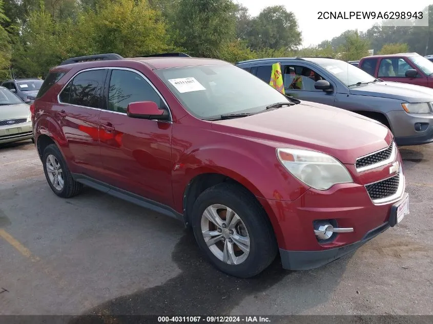 2010 Chevrolet Equinox Lt VIN: 2CNALPEW9A6298943 Lot: 40311067