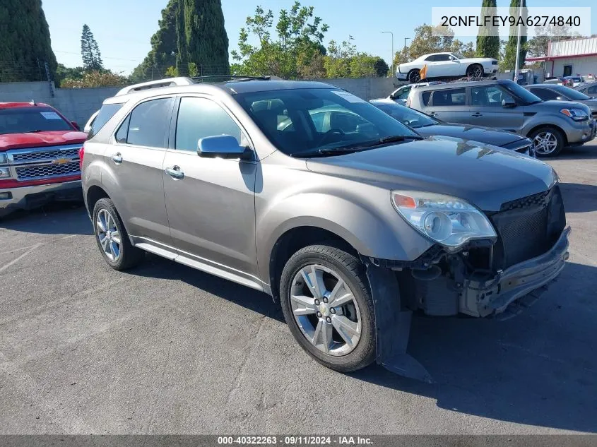 2010 Chevrolet Equinox Ltz VIN: 2CNFLFEY9A6274840 Lot: 40322263