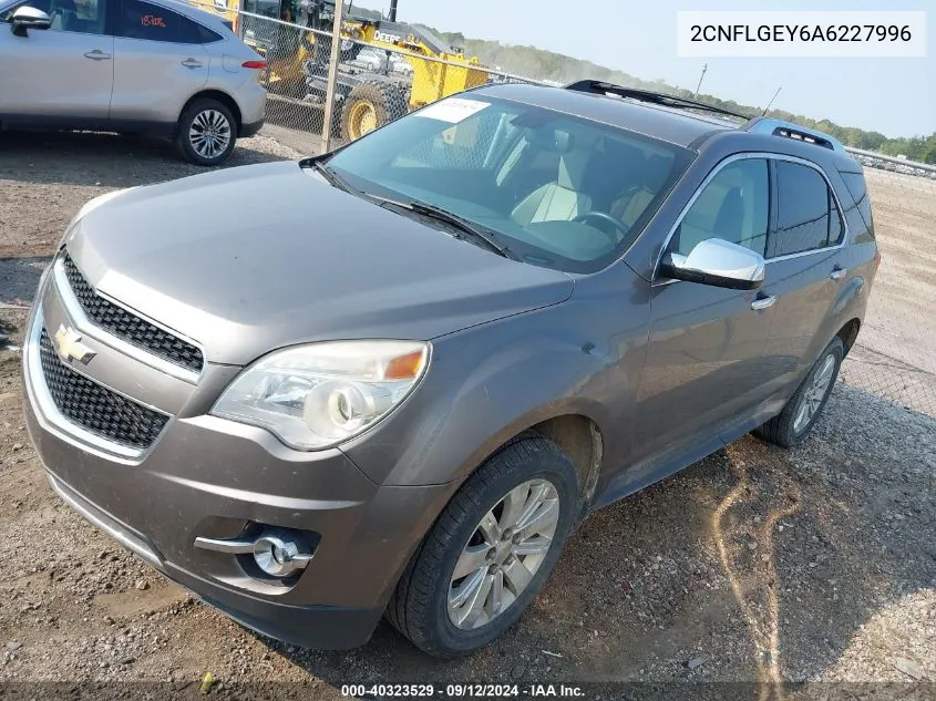 2010 Chevrolet Equinox Ltz VIN: 2CNFLGEY6A6227996 Lot: 40323529