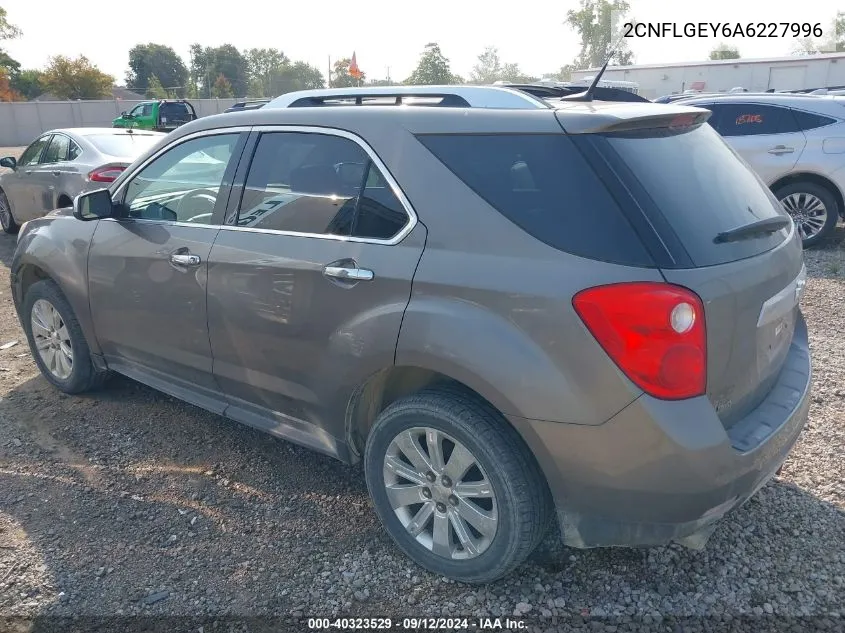 2010 Chevrolet Equinox Ltz VIN: 2CNFLGEY6A6227996 Lot: 40323529