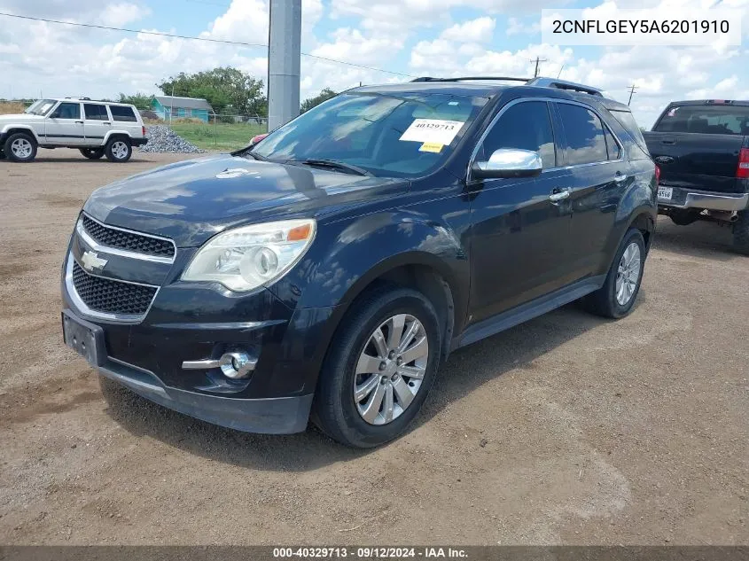 2CNFLGEY5A6201910 2010 Chevrolet Equinox Ltz