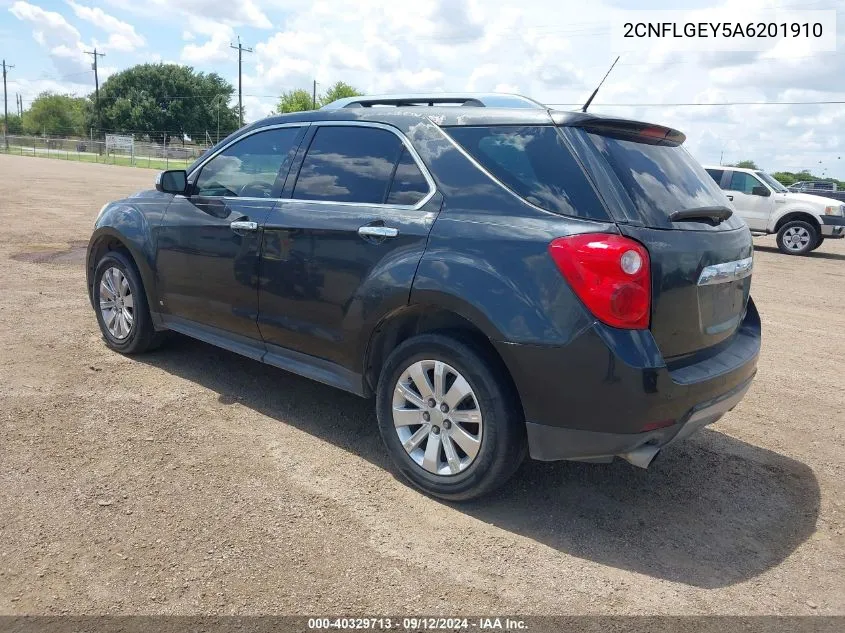 2010 Chevrolet Equinox Ltz VIN: 2CNFLGEY5A6201910 Lot: 40329713