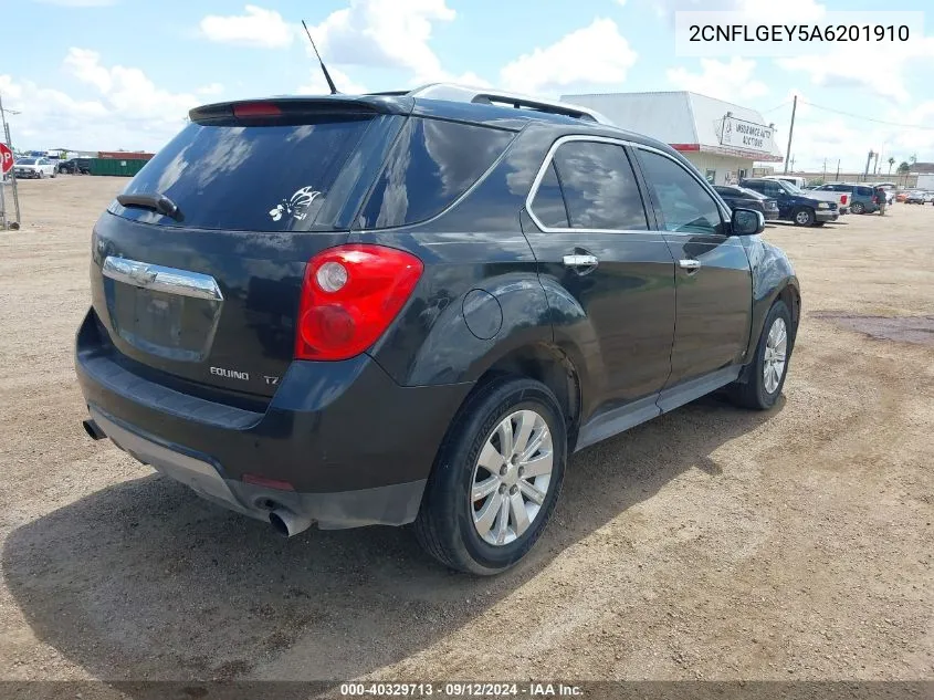 2010 Chevrolet Equinox Ltz VIN: 2CNFLGEY5A6201910 Lot: 40329713