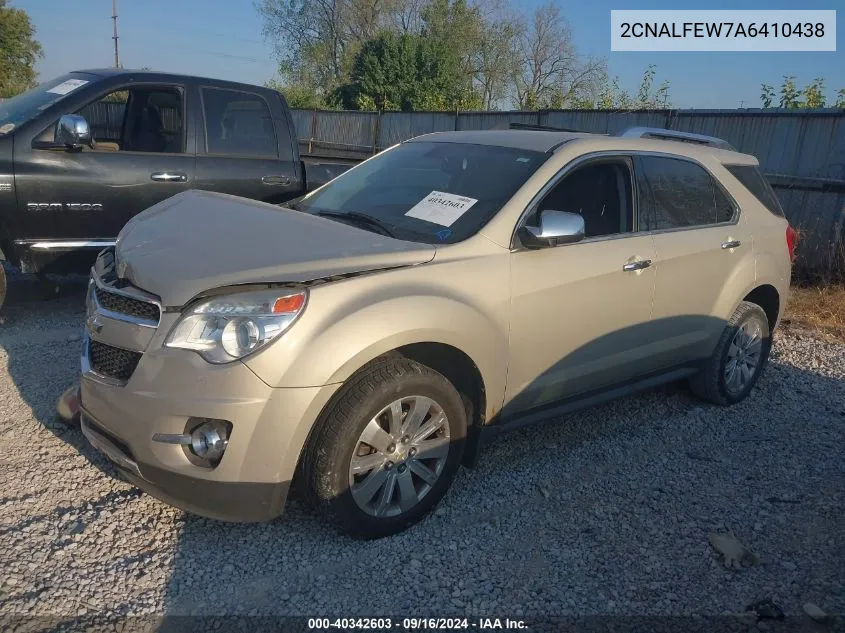 2CNALFEW7A6410438 2010 Chevrolet Equinox Ltz