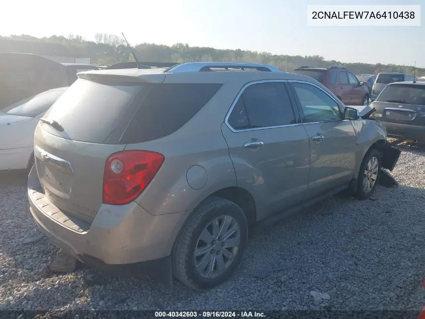 2CNALFEW7A6410438 2010 Chevrolet Equinox Ltz