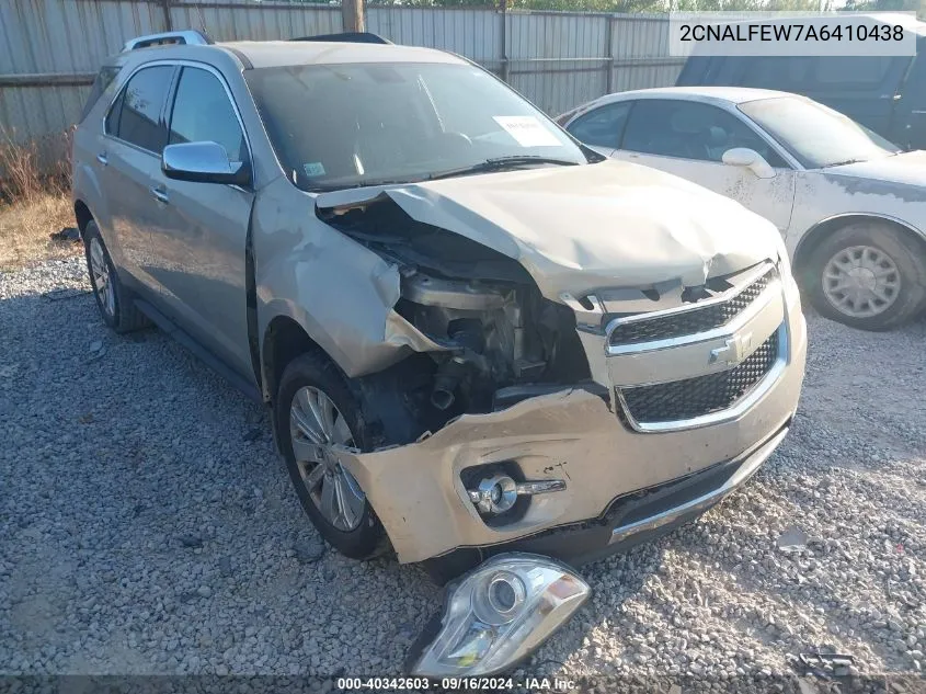 2CNALFEW7A6410438 2010 Chevrolet Equinox Ltz