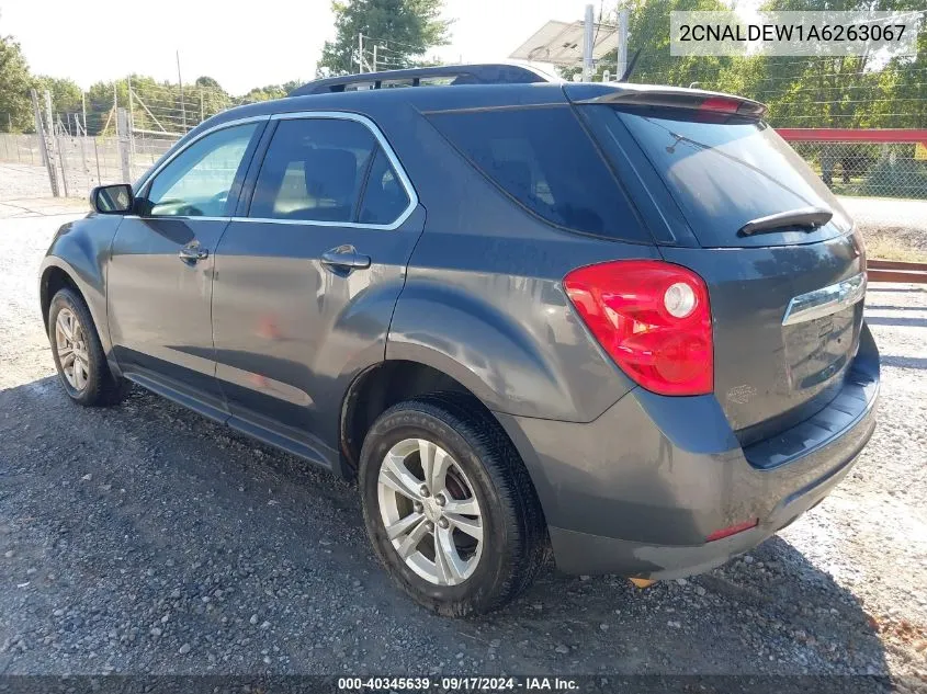 2CNALDEW1A6263067 2010 Chevrolet Equinox Lt