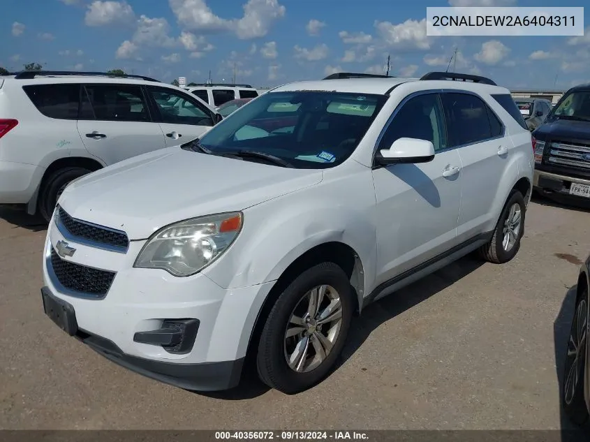 2010 Chevrolet Equinox Lt VIN: 2CNALDEW2A6404311 Lot: 40356072