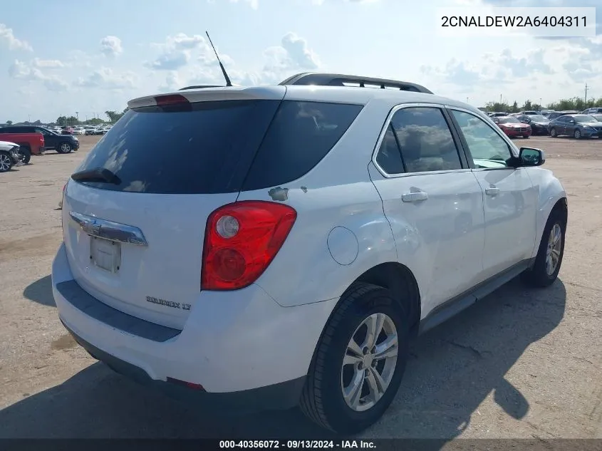 2010 Chevrolet Equinox Lt VIN: 2CNALDEW2A6404311 Lot: 40356072