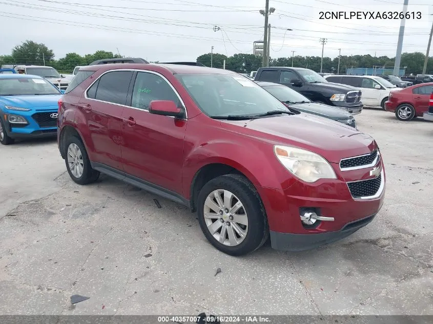 2CNFLPEYXA6326613 2010 Chevrolet Equinox Lt