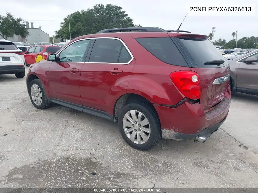 2CNFLPEYXA6326613 2010 Chevrolet Equinox Lt