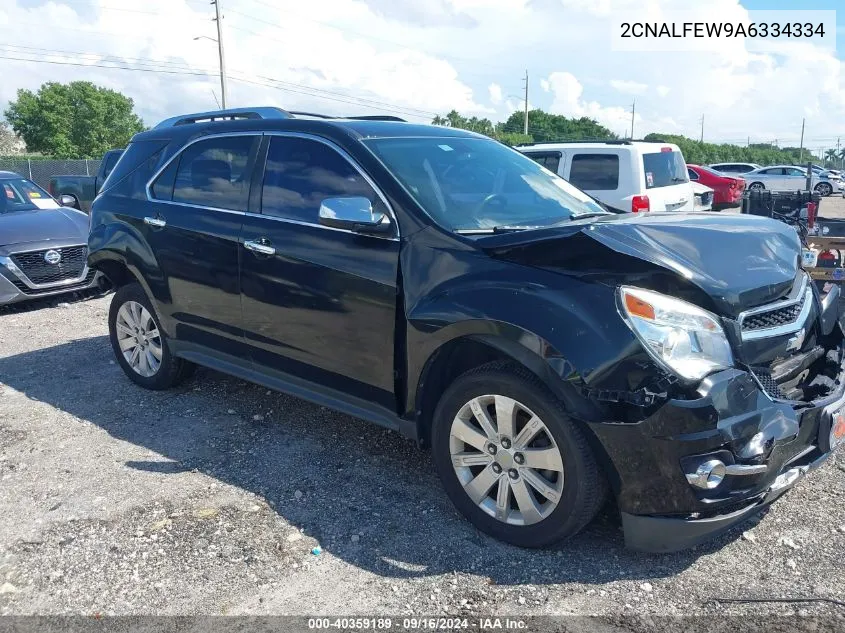 2010 Chevrolet Equinox Ltz VIN: 2CNALFEW9A6334334 Lot: 40359189