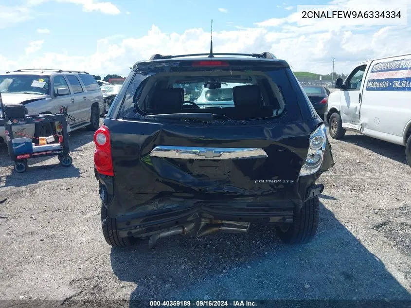 2010 Chevrolet Equinox Ltz VIN: 2CNALFEW9A6334334 Lot: 40359189