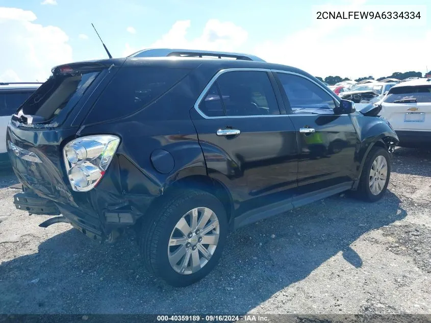 2010 Chevrolet Equinox Ltz VIN: 2CNALFEW9A6334334 Lot: 40359189