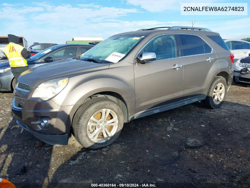 2010 Chevrolet Equinox Ltz VIN: 2CNALFEW8A6274823 Lot: 40360164