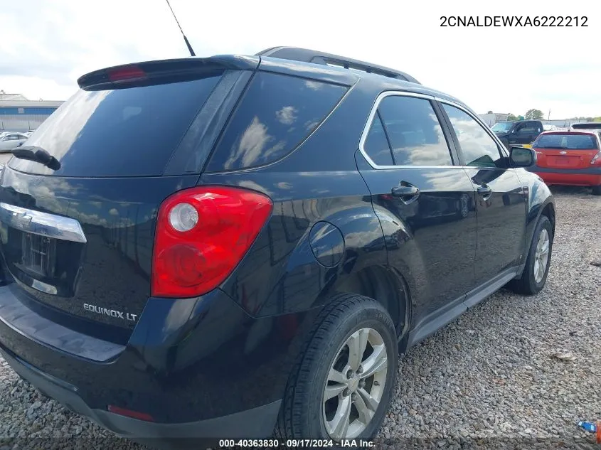 2010 Chevrolet Equinox Lt VIN: 2CNALDEWXA6222212 Lot: 40363830