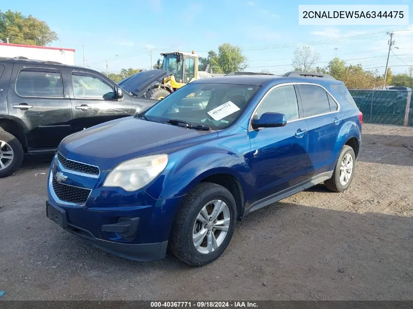 2CNALDEW5A6344475 2010 Chevrolet Equinox Lt