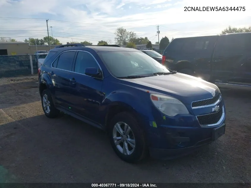 2CNALDEW5A6344475 2010 Chevrolet Equinox Lt