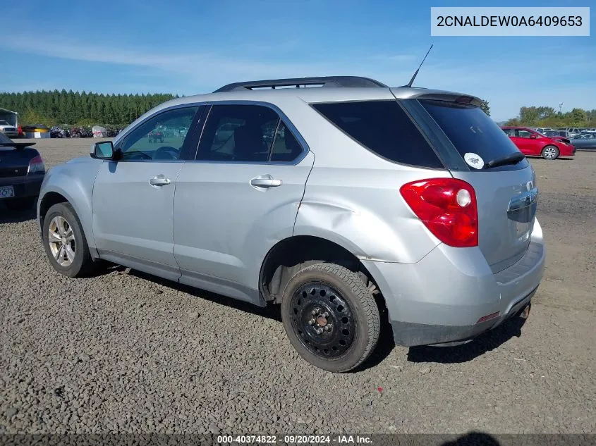 2010 Chevrolet Equinox Lt VIN: 2CNALDEW0A6409653 Lot: 40374822