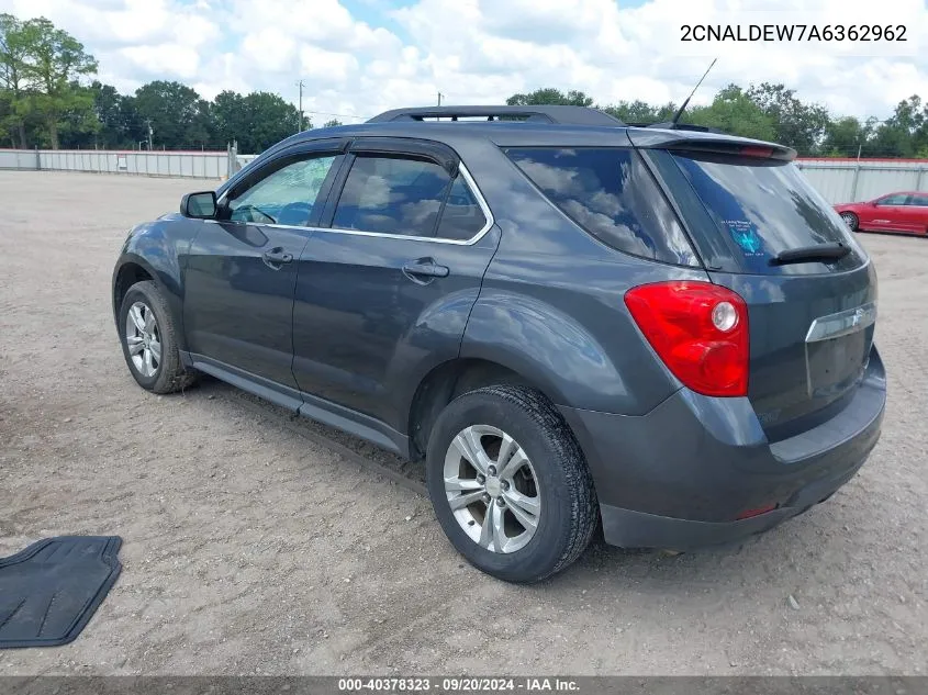 2010 Chevrolet Equinox Lt VIN: 2CNALDEW7A6362962 Lot: 40378323