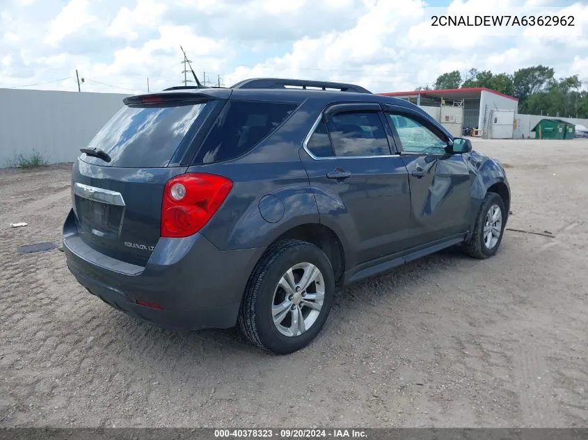 2010 Chevrolet Equinox Lt VIN: 2CNALDEW7A6362962 Lot: 40378323