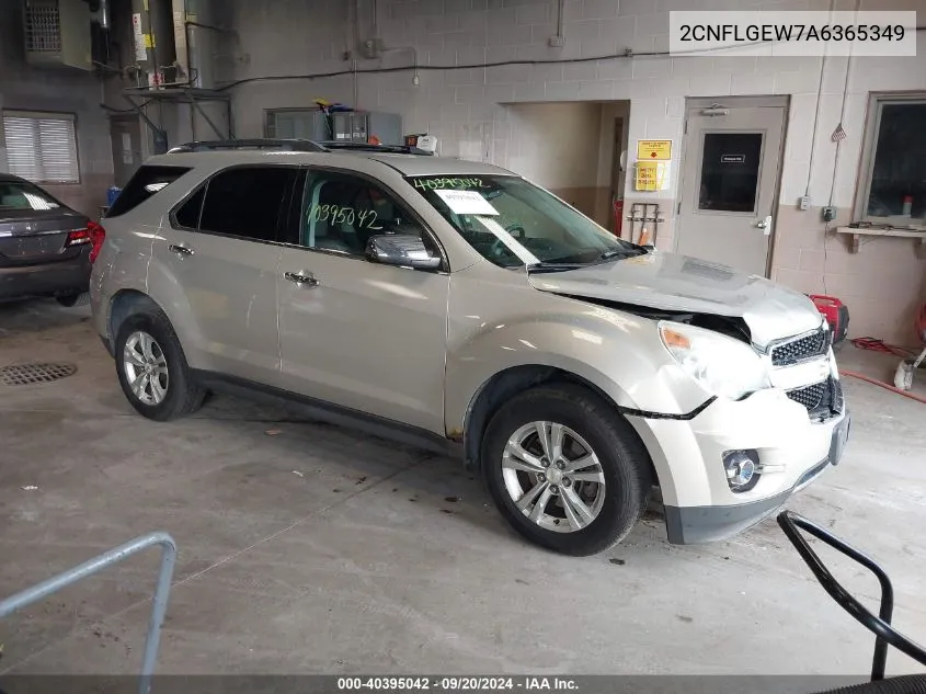 2010 Chevrolet Equinox Ltz VIN: 2CNFLGEW7A6365349 Lot: 40395042