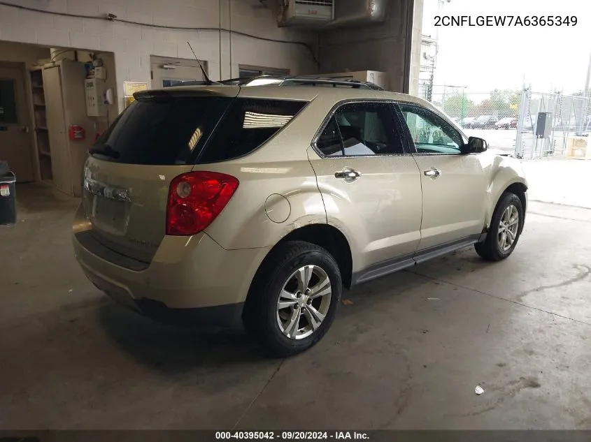 2010 Chevrolet Equinox Ltz VIN: 2CNFLGEW7A6365349 Lot: 40395042