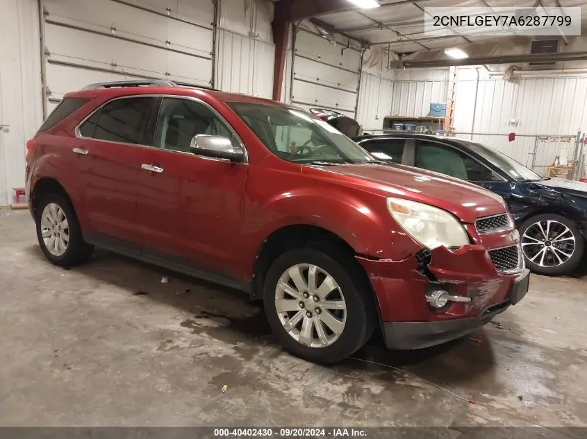 2CNFLGEY7A6287799 2010 Chevrolet Equinox Ltz