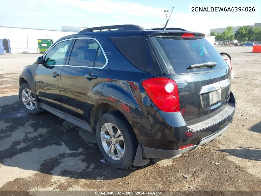 2010 Chevrolet Equinox Lt VIN: 2CNALDEW6A6394026 Lot: 40405302