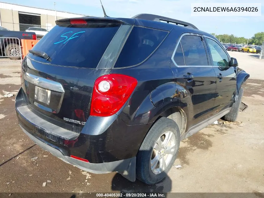 2010 Chevrolet Equinox Lt VIN: 2CNALDEW6A6394026 Lot: 40405302