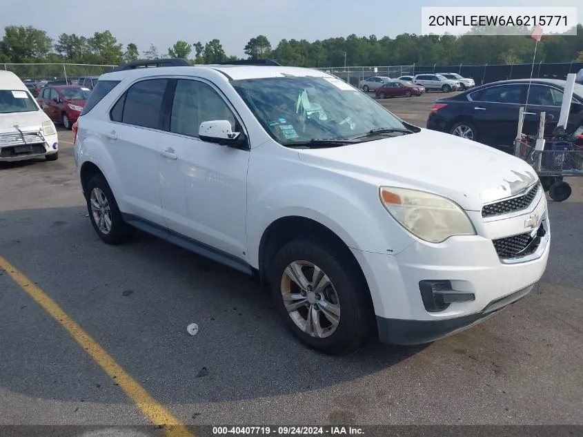 2010 Chevrolet Equinox Lt VIN: 2CNFLEEW6A6215771 Lot: 40407719