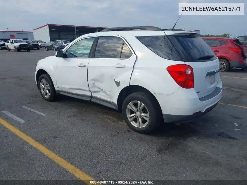 2010 Chevrolet Equinox Lt VIN: 2CNFLEEW6A6215771 Lot: 40407719