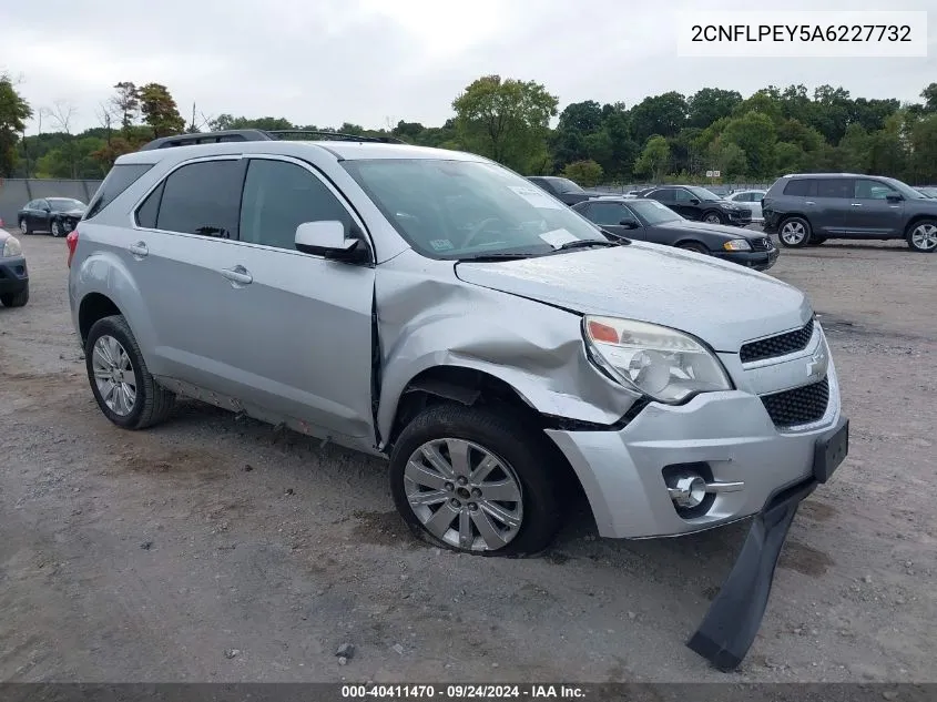 2010 Chevrolet Equinox Lt VIN: 2CNFLPEY5A6227732 Lot: 40411470