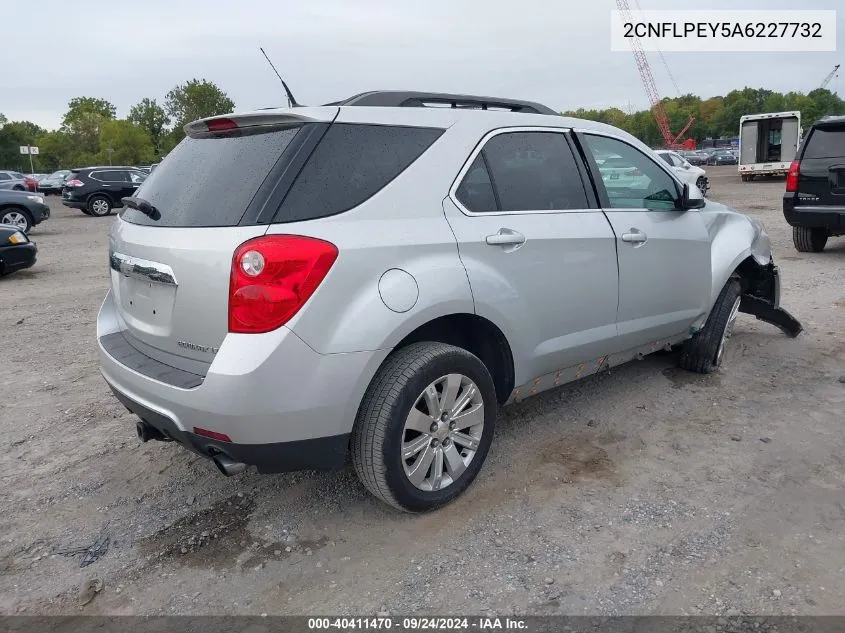 2CNFLPEY5A6227732 2010 Chevrolet Equinox Lt