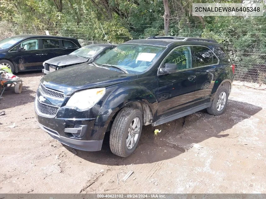 2CNALDEW8A6405348 2010 Chevrolet Equinox Lt