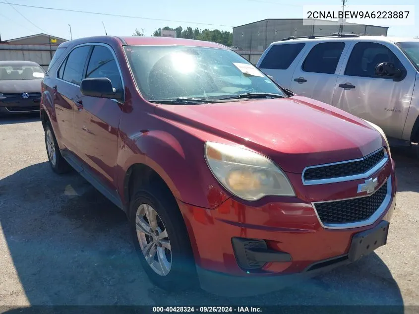 2010 Chevrolet Equinox Ls VIN: 2CNALBEW9A6223887 Lot: 40428324