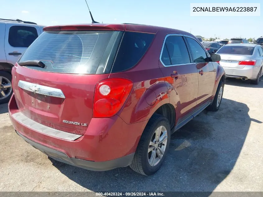 2CNALBEW9A6223887 2010 Chevrolet Equinox Ls