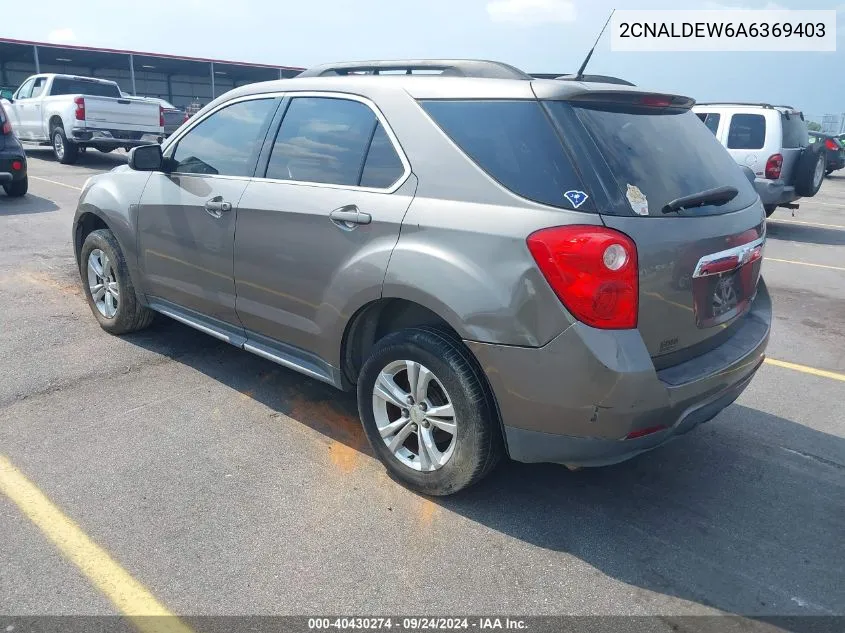 2CNALDEW6A6369403 2010 Chevrolet Equinox Lt