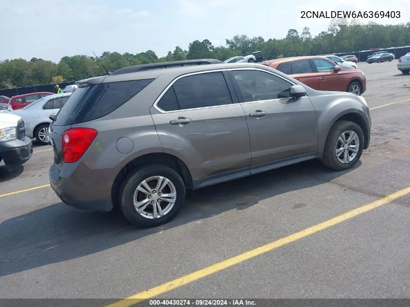 2010 Chevrolet Equinox Lt VIN: 2CNALDEW6A6369403 Lot: 40430274