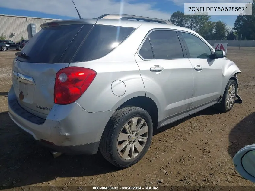 2CNFLDEY6A6285671 2010 Chevrolet Equinox Lt