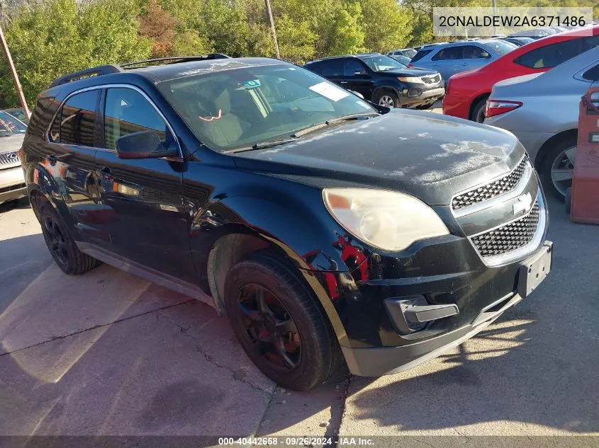 2010 Chevrolet Equinox Lt VIN: 2CNALDEW2A6371486 Lot: 40442658