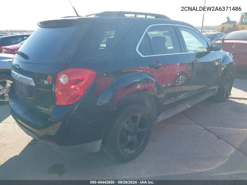 2010 Chevrolet Equinox Lt VIN: 2CNALDEW2A6371486 Lot: 40442658