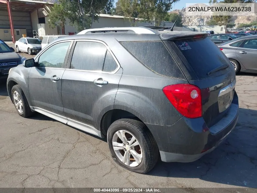 2CNALPEW6A6236738 2010 Chevrolet Equinox Lt