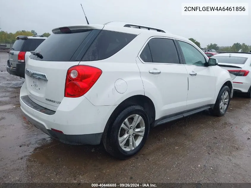 2010 Chevrolet Equinox Ltz VIN: 2CNFLGEW4A6461856 Lot: 40446685